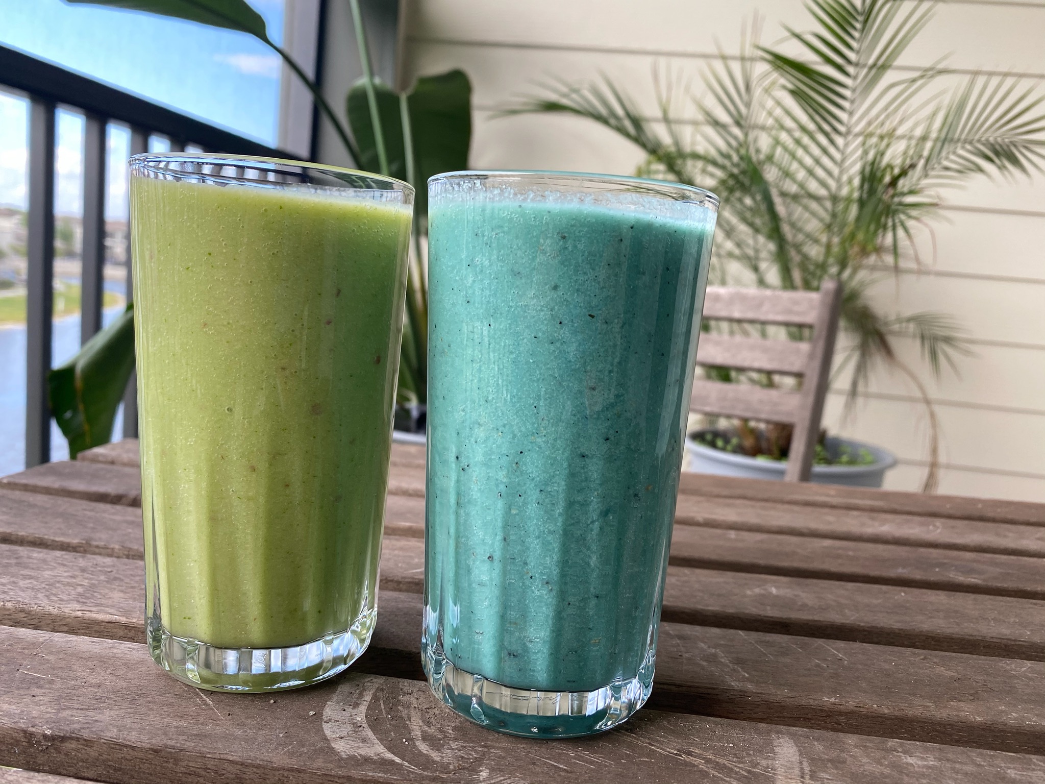 Blue and Green Milk