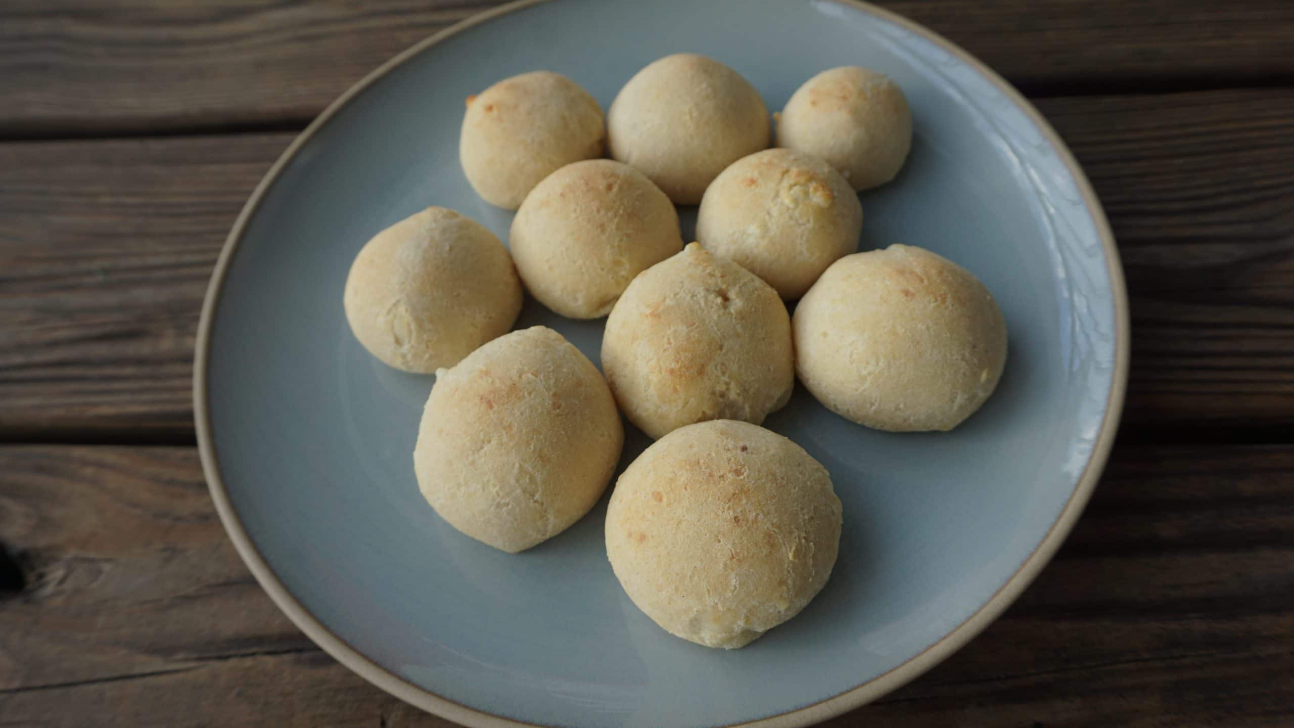 Pan de bono on a plate